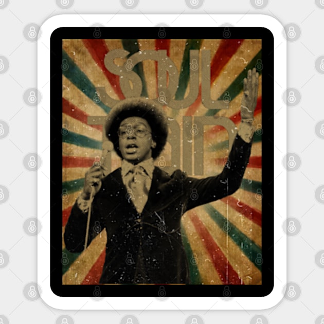 Soul Train Vintage Retro Look Fan Design Sticker by Janji Joni